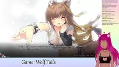 Oynat VTuber LewdNeko'nun, popüler bir görsel romandan sevimli anime yuri aksiyonunun yer aldığı Wolf Tails Bölüm 1'i oynayarak ateşli bir lezbiyen hentai oturumuna katılmasını izleyin