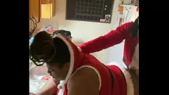 Play BBC Kitchen Fuck: Mad MILF Can't Resist Big Dick Energy this Xmas