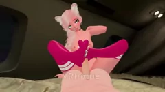 Reproduzir Footjob amador vestido de meia no quarto de jato particular vrchat erp