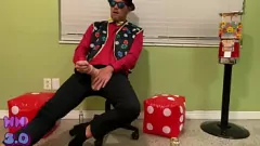 Play Harold's X-Rated Break: Cum-Covered Casino Job Masturbation Session